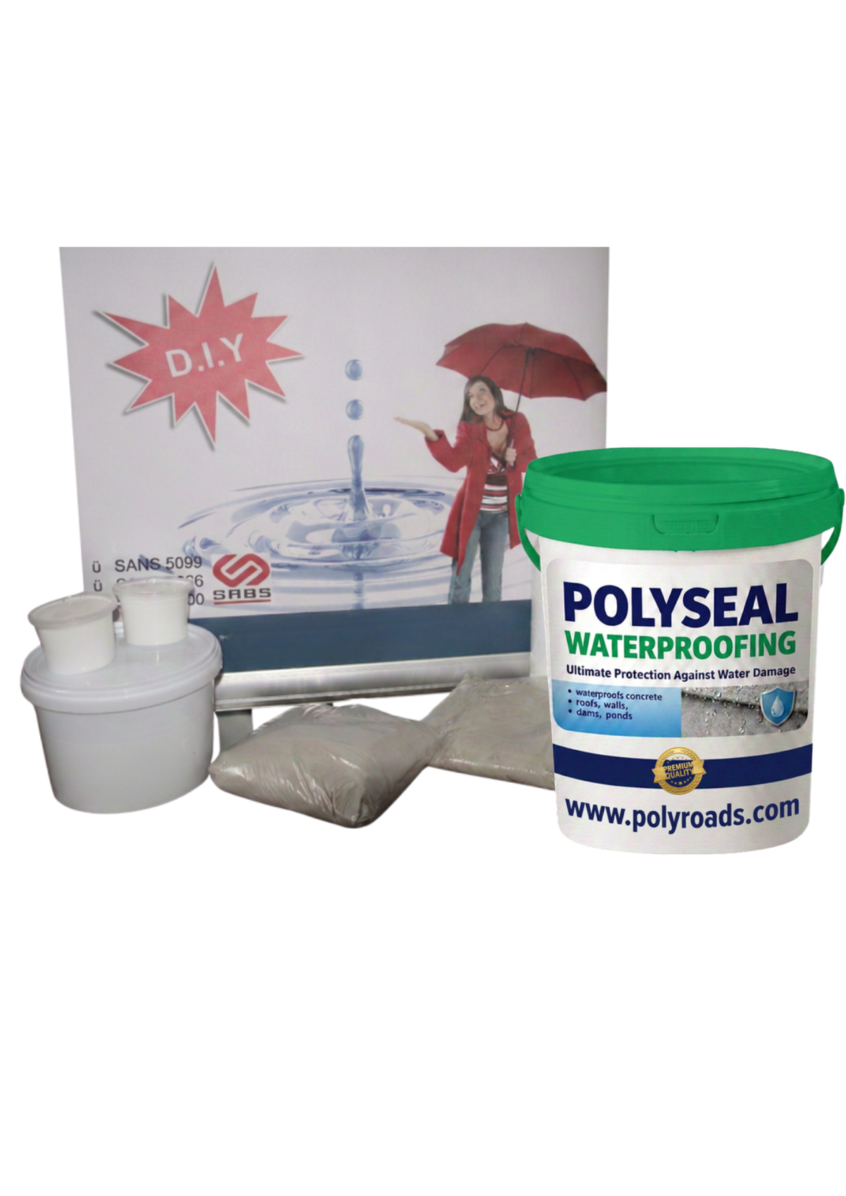 PolySeal Waterproofing Kit packaging