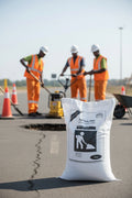 SoilTech Filler 50 kg bag for deep pothole base repairs, with SABS Approved label
